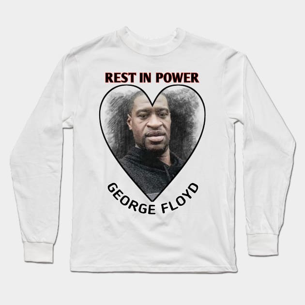 George floyd - Superhero - Long Sleeve T-Shirt | TeePublic